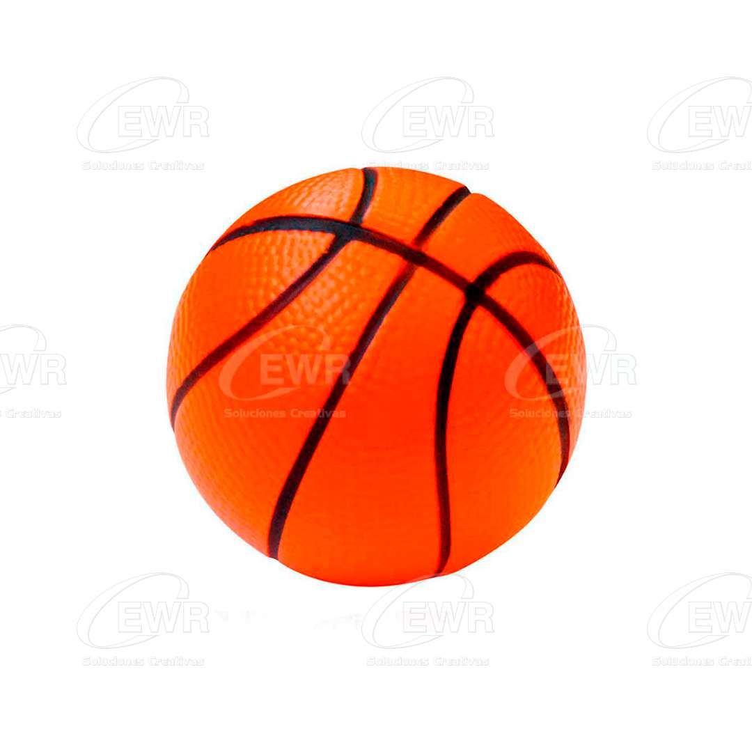 pelota de basket antiestrés